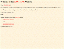 Tablet Screenshot of exciting.org.uk